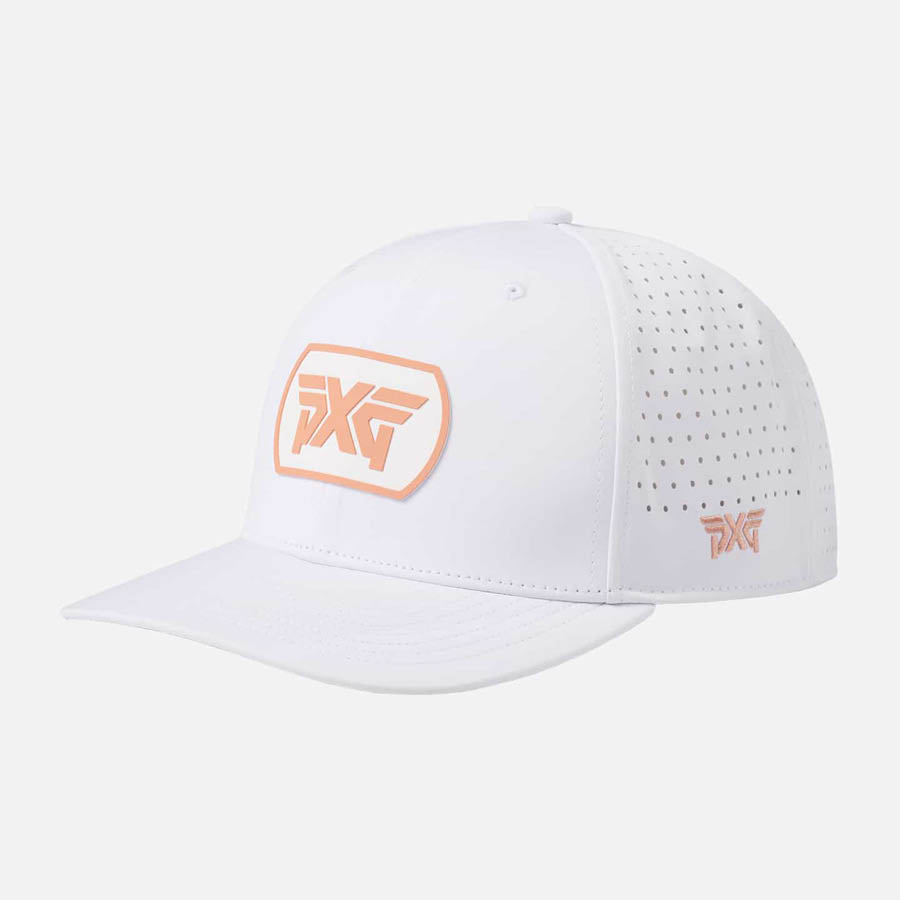 6 Panel Dog Tag Structured Low Crown Snapback