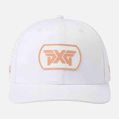 6 Panel Dog Tag Structured Low Crown Snapback