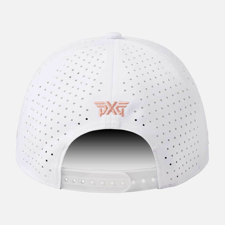 6 Panel Dog Tag Structured Low Crown Snapback