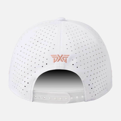 6 Panel Dog Tag Structured Low Crown Snapback