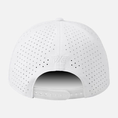 6 Panel Dog Tag Structured Low Crown Snapback