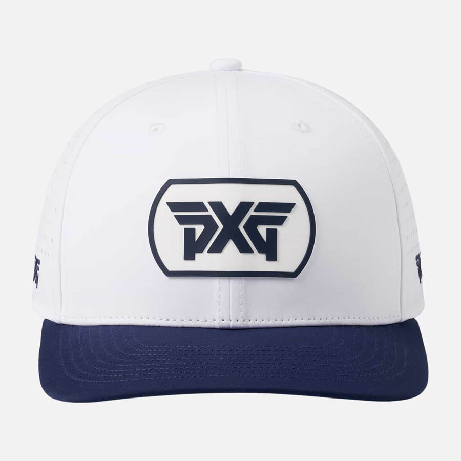 6 Panel Dog Tag Structured Low Crown Snapback