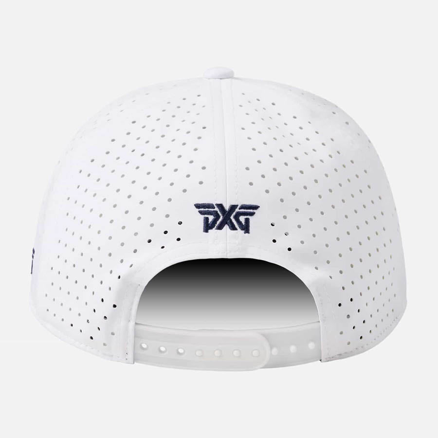 6 Panel Dog Tag Structured Low Crown Snapback