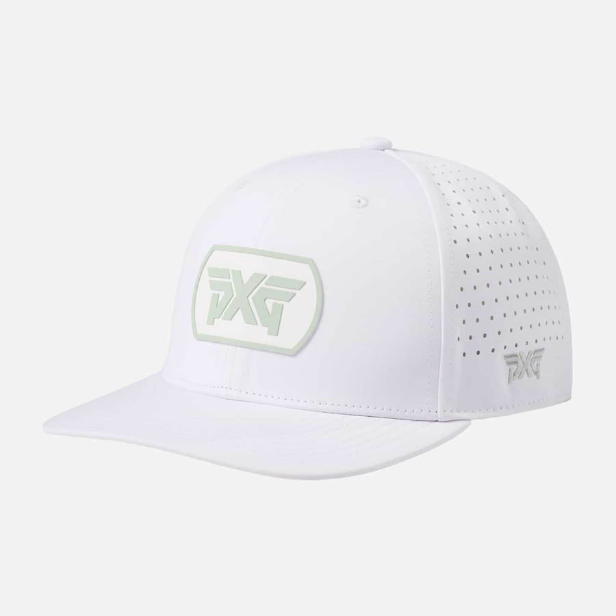 6 Panel Dog Tag Structured Low Crown Snapback