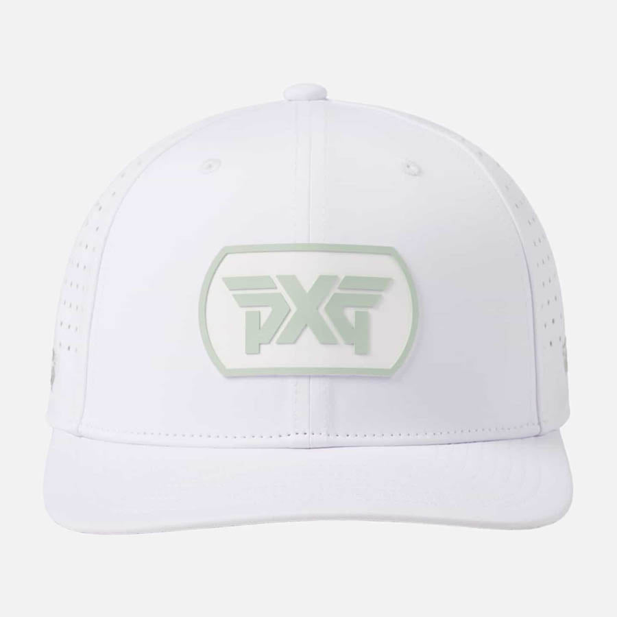 6 Panel Dog Tag Structured Low Crown Snapback
