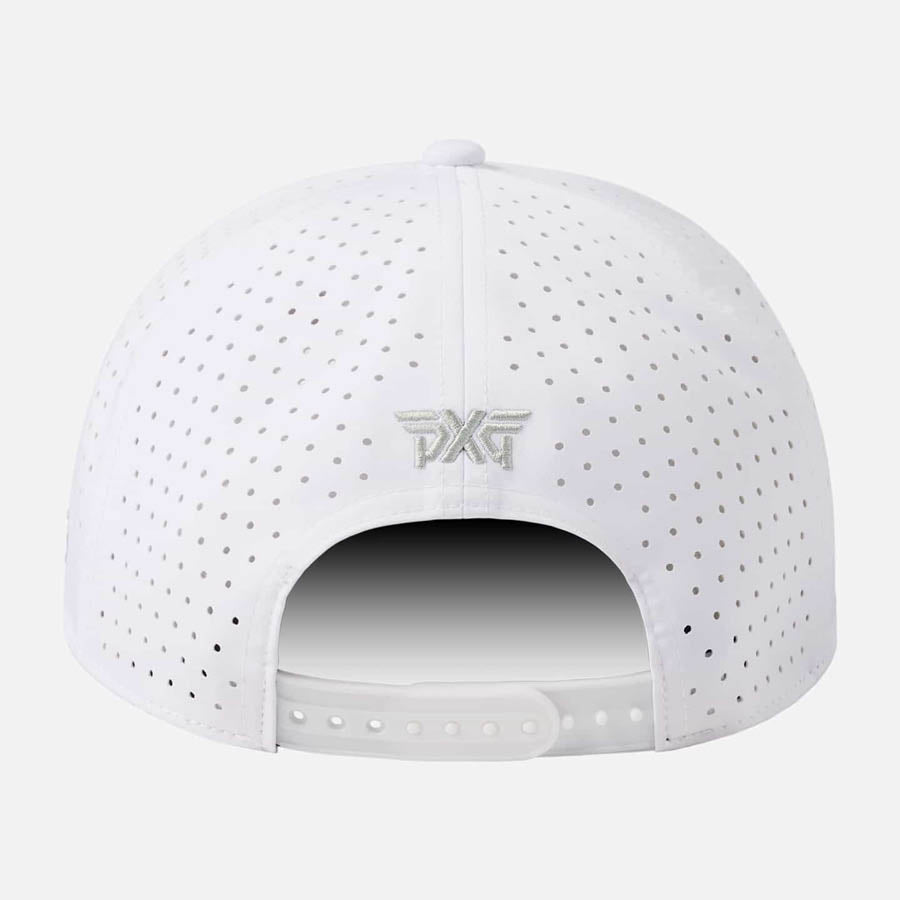 6 Panel Dog Tag Structured Low Crown Snapback