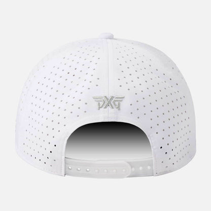 6 Panel Dog Tag Structured Low Crown Snapback